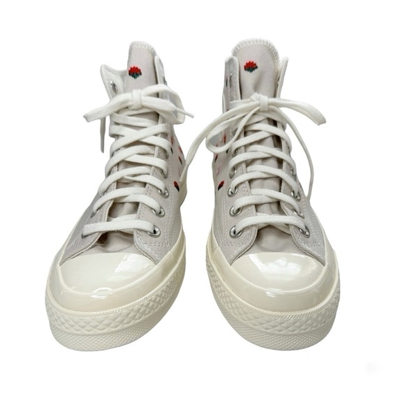 CONVERSE Chuck 70 Floral Embroidery High Top Sneaker size 9.5 - Picture 10 of 16